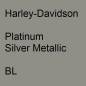 Preview: Harley-Davidson, Platinum Silver Metallic, BL.